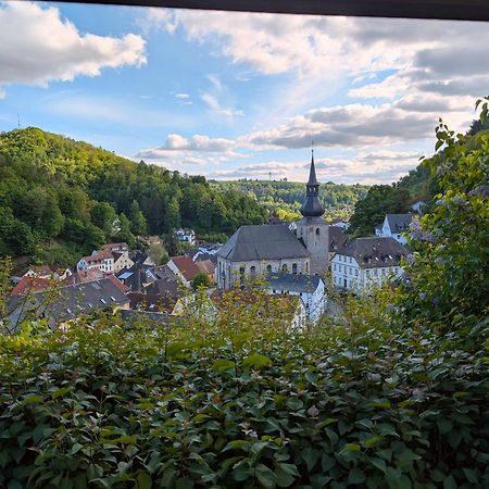 Hotel Pension Bluechersruh Bad Berneck im Fichtelgebirge Bagian luar foto