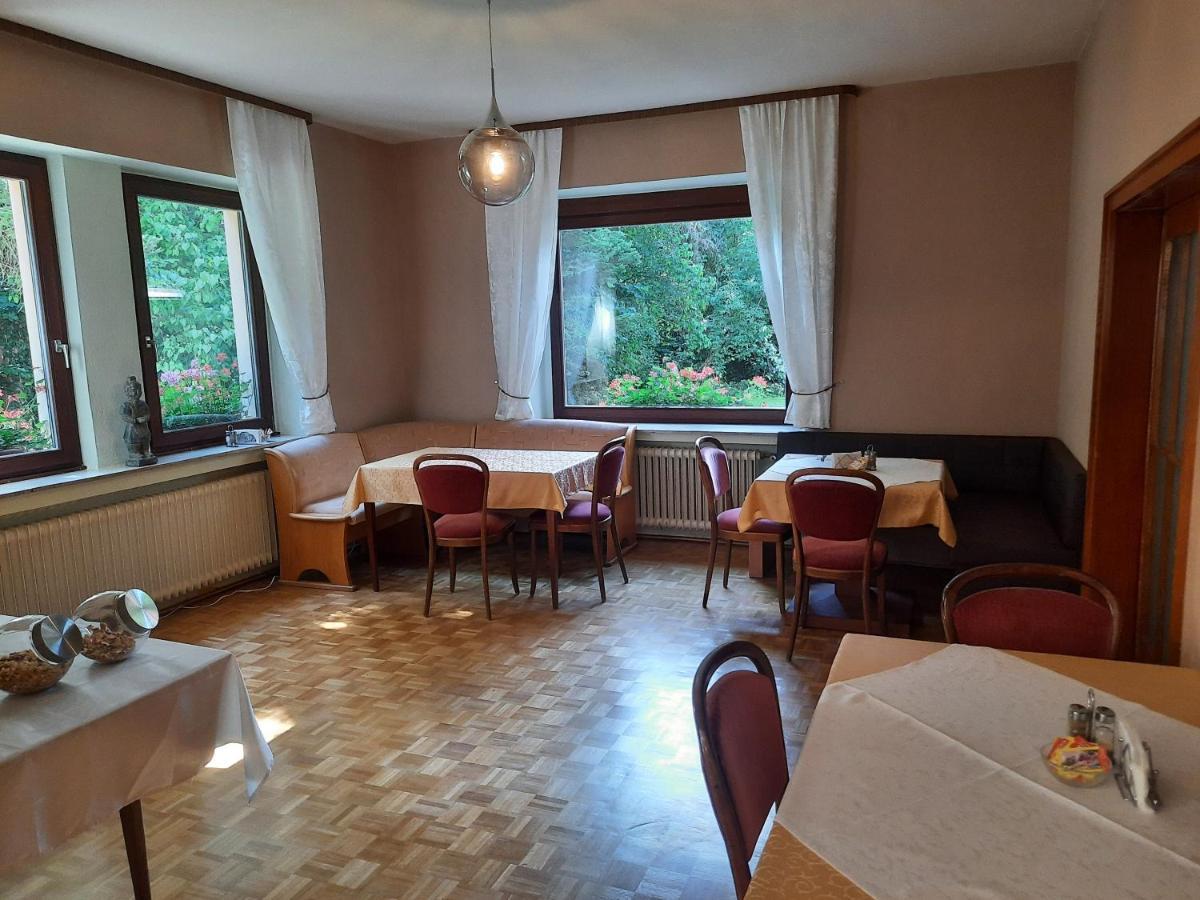 Hotel Pension Bluechersruh Bad Berneck im Fichtelgebirge Bagian luar foto